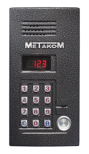 Аудиопанели многоквартирные Метаком MK2012-MFEN Блок вызова аудио