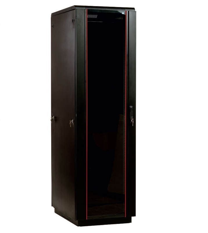 Шкафы телекоммуникационные ЦМО ШТК-М-33.6.10-1ААА-9005, цвет черный, размер 19