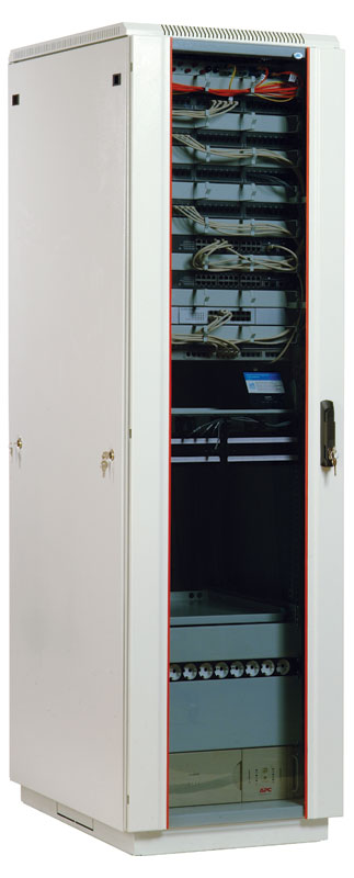 Шкафы телекоммуникационные ЦМО ШТК-М-42.6.6-1ААА, цвет серый, размер 19
