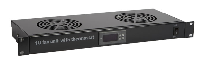 Модули вентиляторные для охлаждения Hyperline TRFA-MICR-2F-RAL9004, цвет нет данных