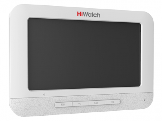Мониторы видеодомофонов Hiwatch DS-D100MF, цвет белый