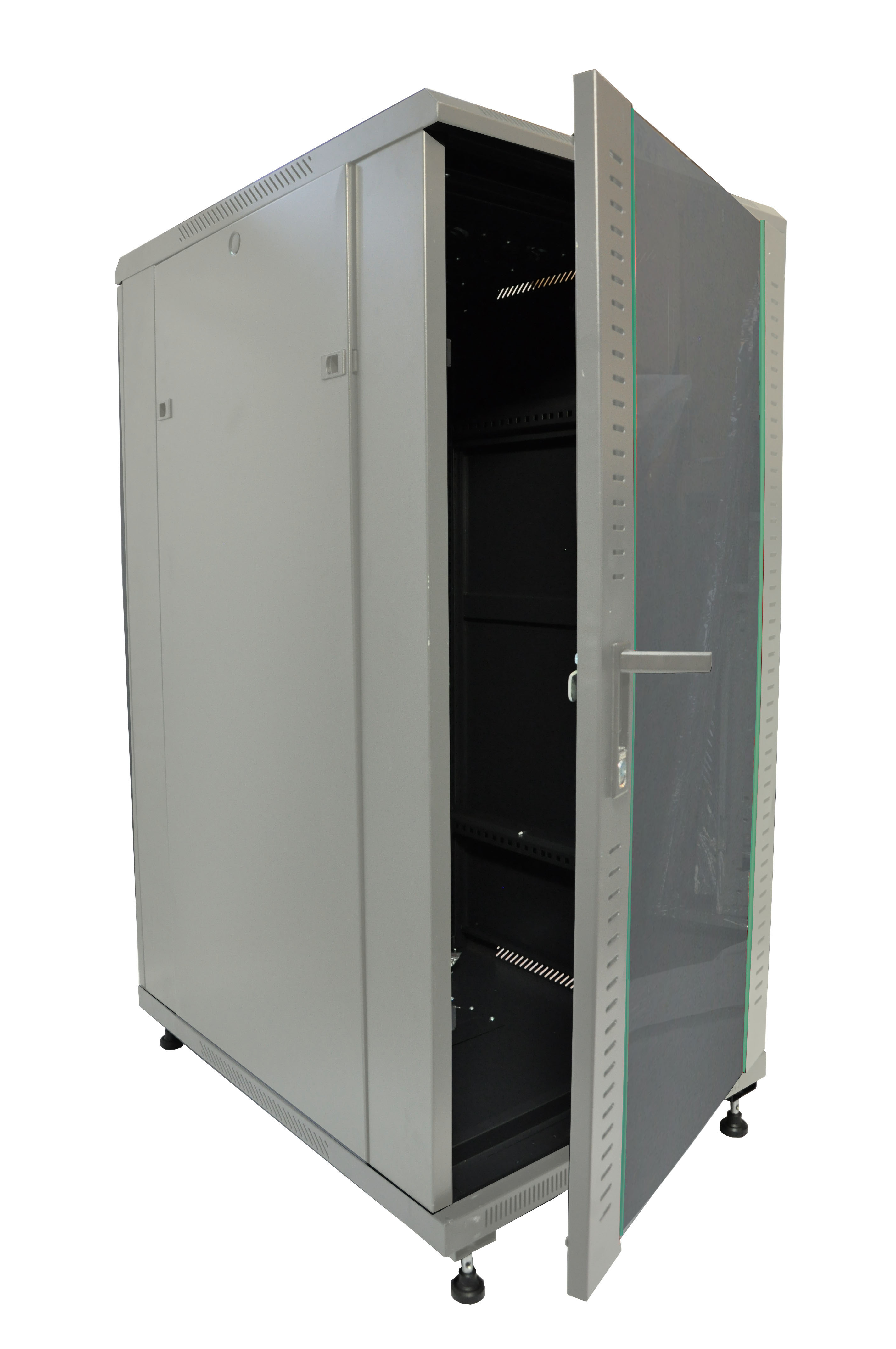 Шкафы телекоммуникационные W&T C2560100GWT, цвет серый, размер 19