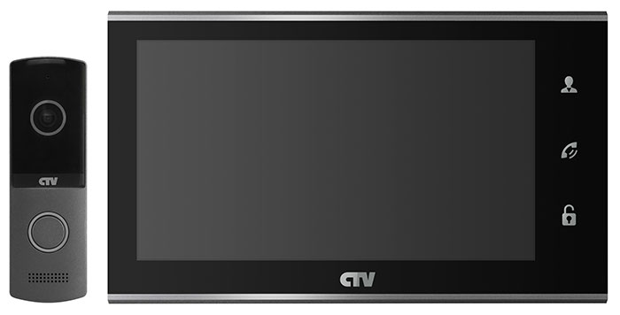 Комплекты домофонов CTV CTV-DP2702MD (черный)