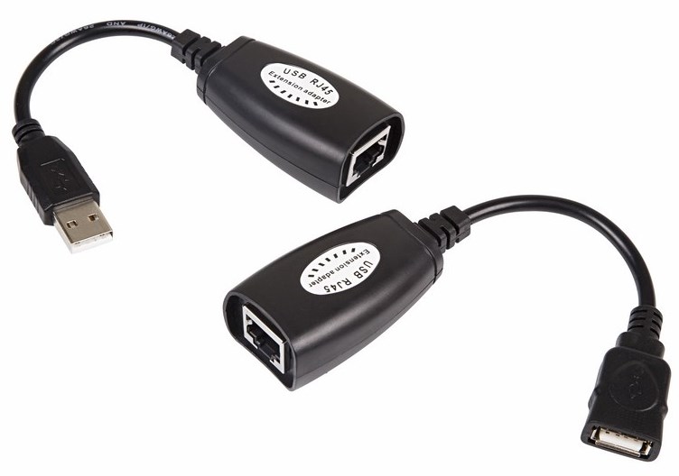 Переходники Rexant USB удлинитель по витой паре (8p8c) REXANT (18-1176)