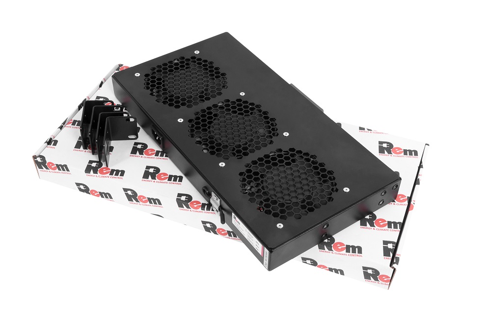 Модули вентиляторные для охлаждения Rem R-FAN-3K-1U, цвет нет данных