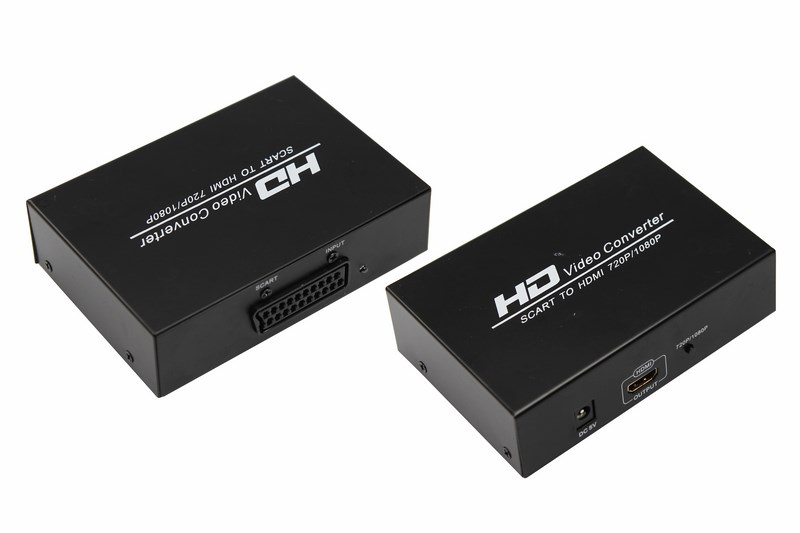 Сплиттеры/ответвители Rexant 17-6905 ∙ Конвертер SCART на HDMI, металл REXANT