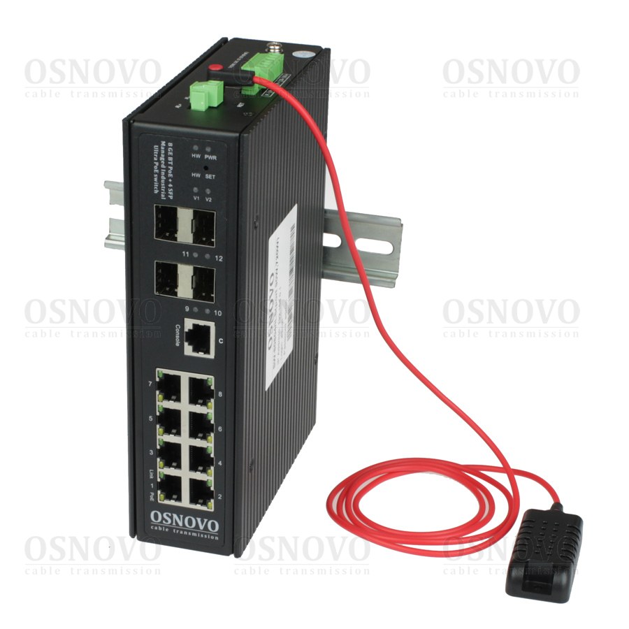Коммутаторы OSNOVO SW-80804/ILS(port 90W,720W)